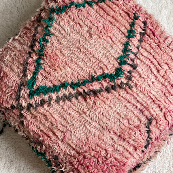 Vintage Berber Pouffe - 103