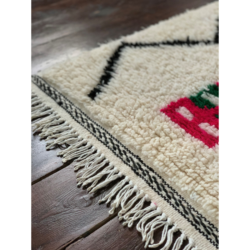 Berber wool rug