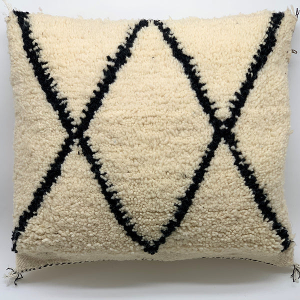 Beni Ourain rug cushion