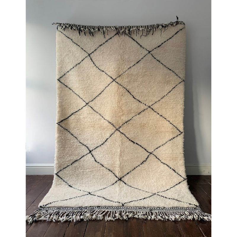 Beni Ourain wool rug