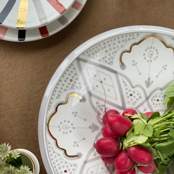 Moroccan ceramic tableware by Chabi chic