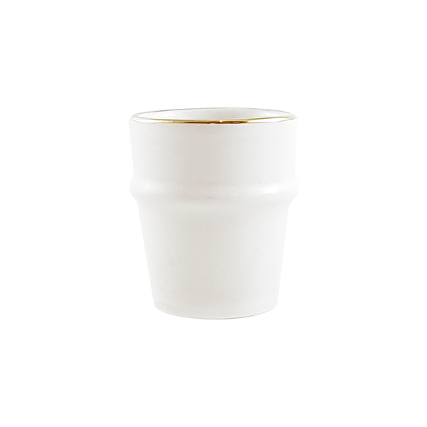 Espresso Cup White Ceramic