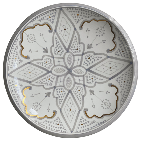 Moroccan plate by Chabi chic large serving dish