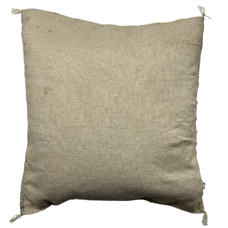 Sabra Cactus Silk Cushion Beige