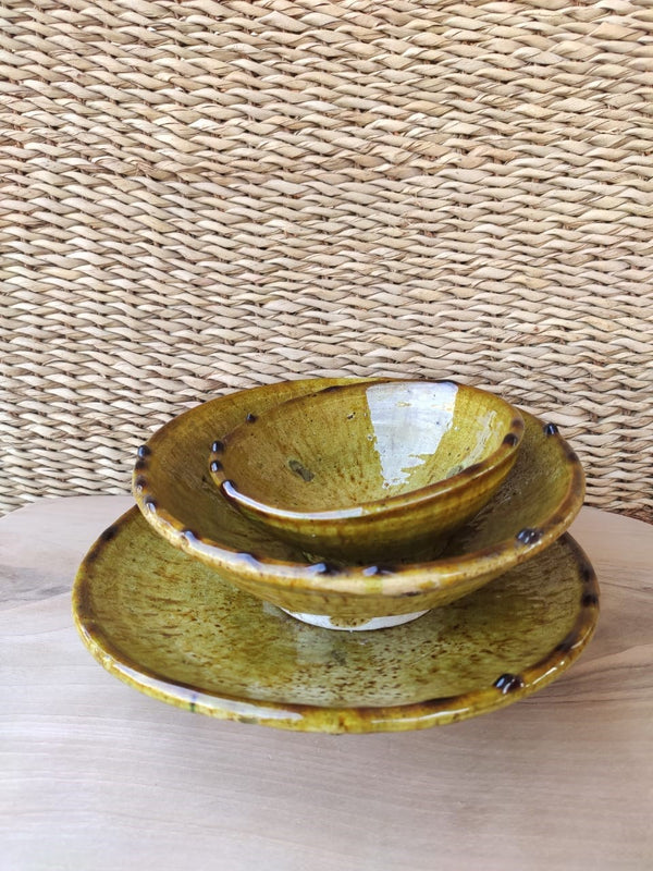 Tamegroute Bowl Ochre