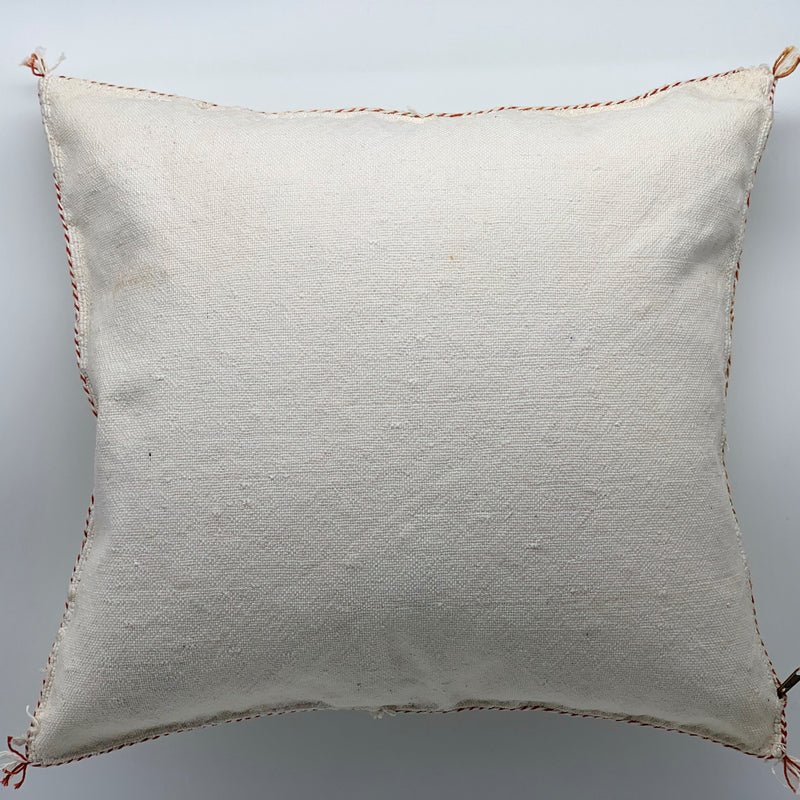 Moroccan cushion white