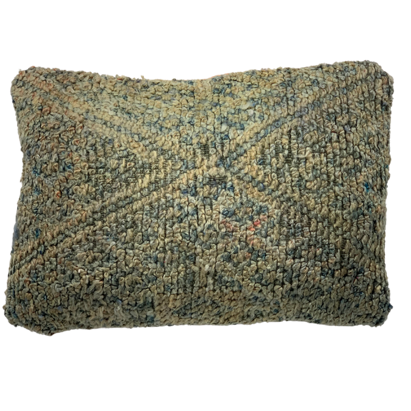 Vintage rug cushion