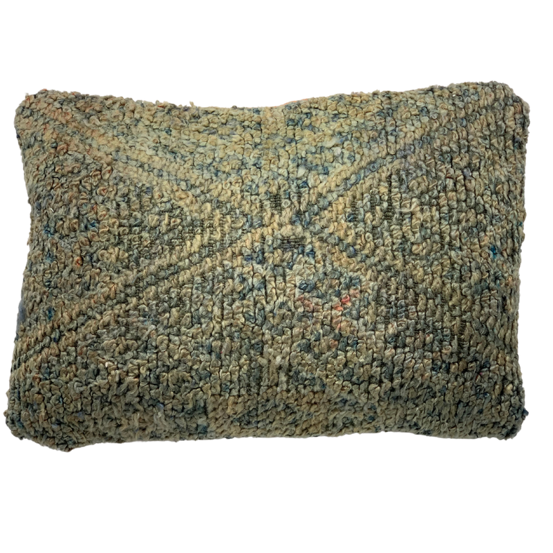 Vintage rug cushion
