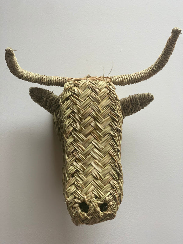 Taurus Rattan Animal Head