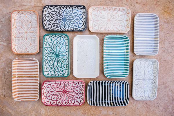 Ceramic Plate Tray