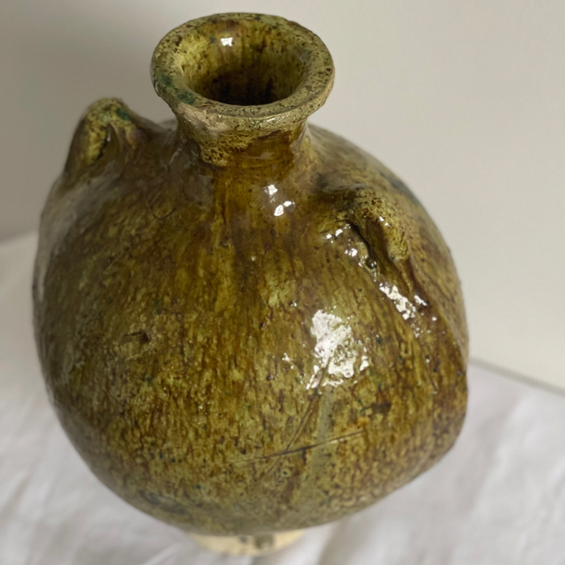 Yellow Tamegroute vase