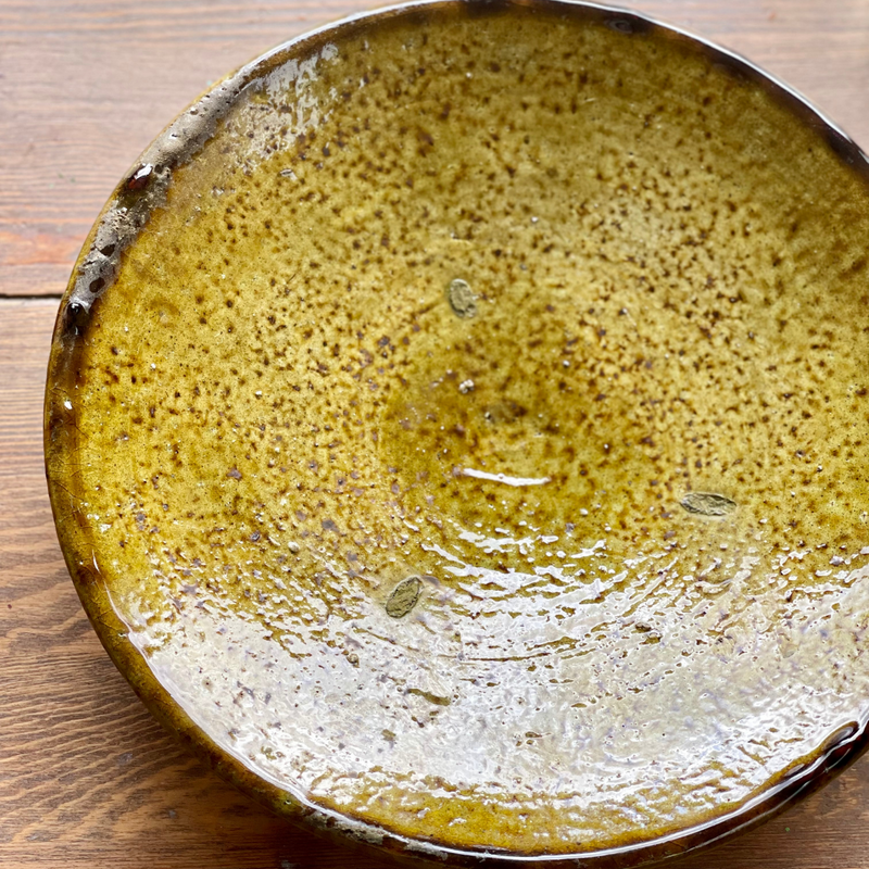 Ochre Tamegroute Plate Large 
